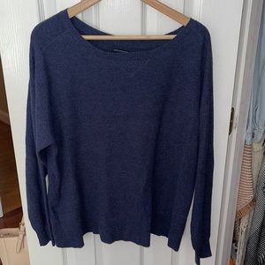 Knitted navy blue sweater from American eagle
